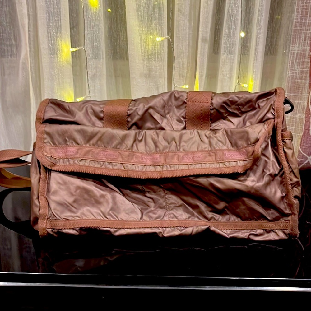 Taupe lesportsac bag